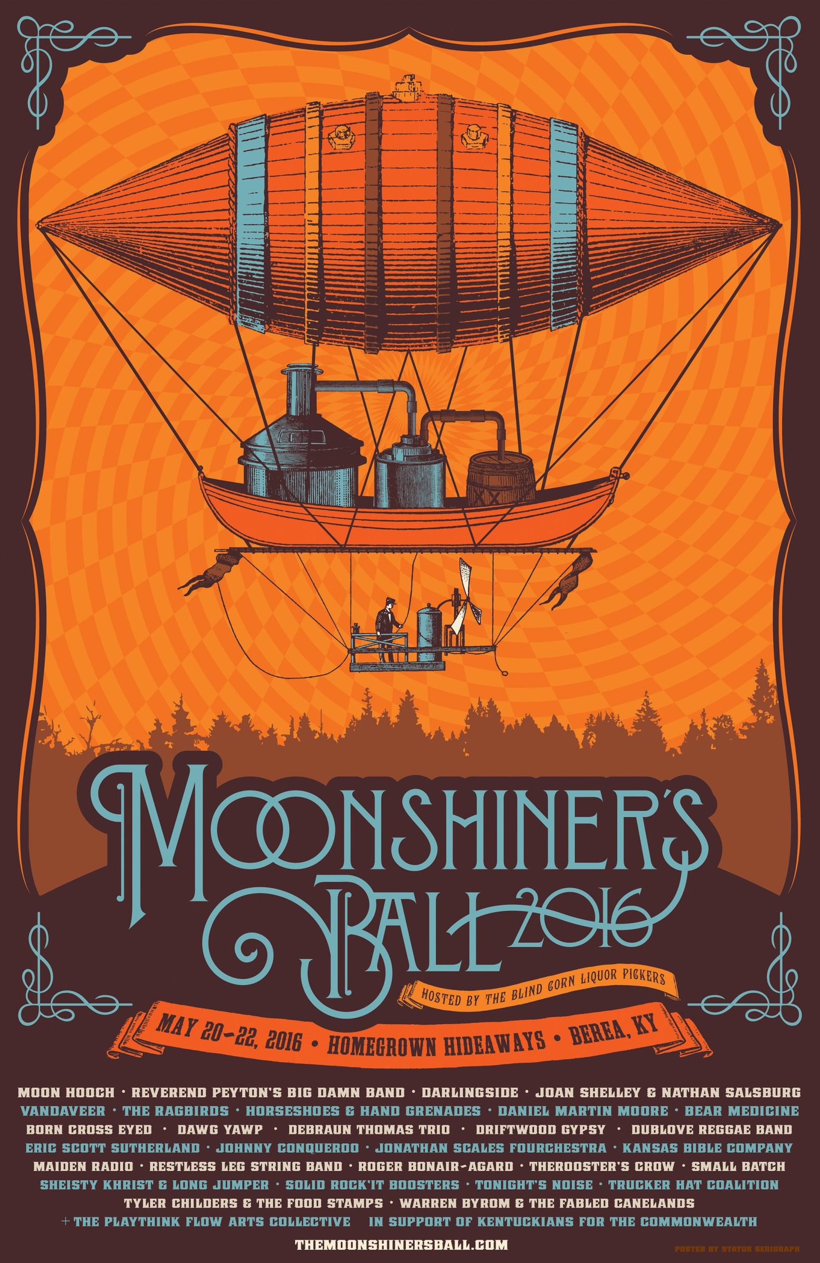 The Moonshiner’s Ball 2016 Lineup poster image