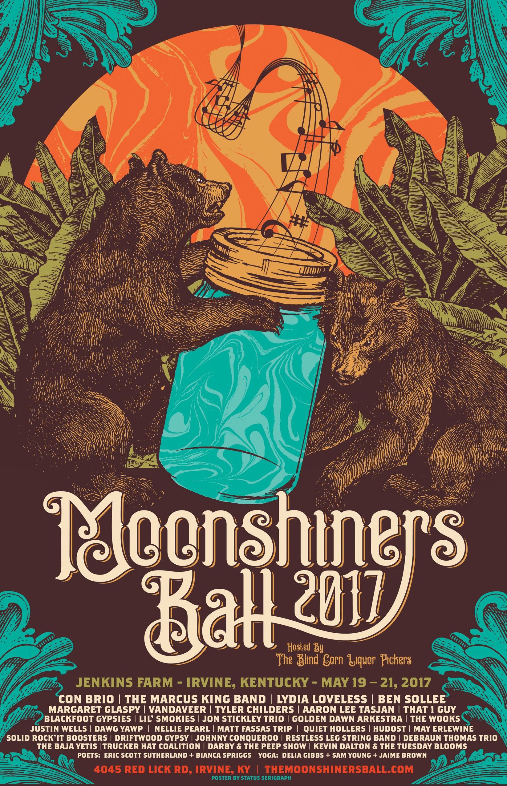The Moonshiner’s Ball 2017 Lineup poster image