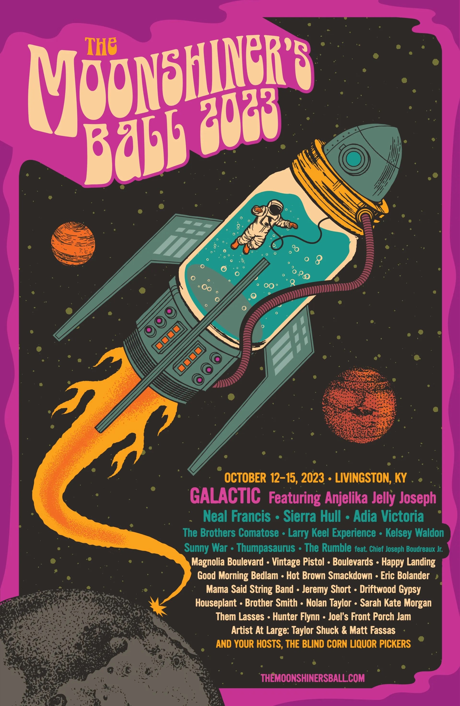 The Moonshiner’s Ball 2023 Lineup poster image