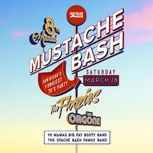 The Mustache Bash San Diego 2015 Lineup poster image