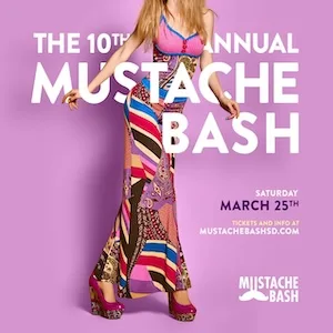 The Mustache Bash San Diego 2017 Lineup poster image