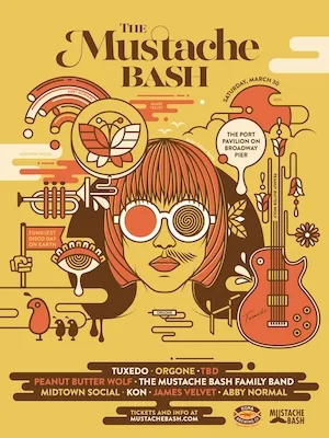 The Mustache Bash San Diego 2019 Lineup poster image