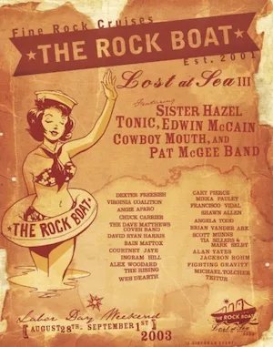 The Rock Boat 2003 Lineup poster image