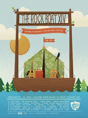 The Rock Boat 2014 Lineup poster image