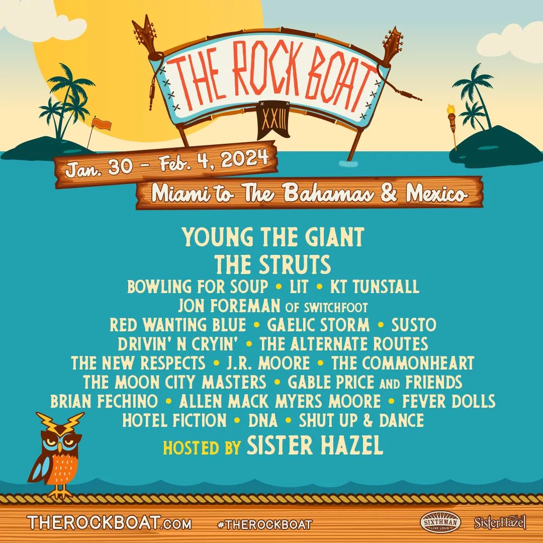 The Rock Boat 2024 Lineup Announcement Grooveist