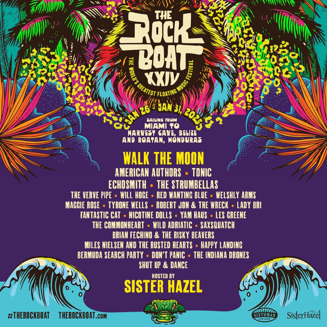 The Rock Boat 2025 Lineup Grooveist