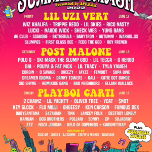The Summer Smash Festival 2022 Lineup poster image