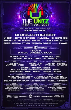 The Untz Festival 2021 Lineup poster image