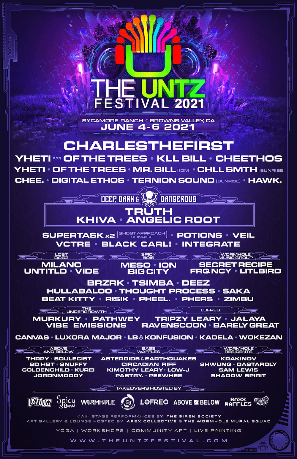 The Untz Festival 2021 Lineup Grooveist
