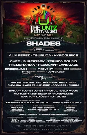 The Untz Festival 2022 Lineup poster image