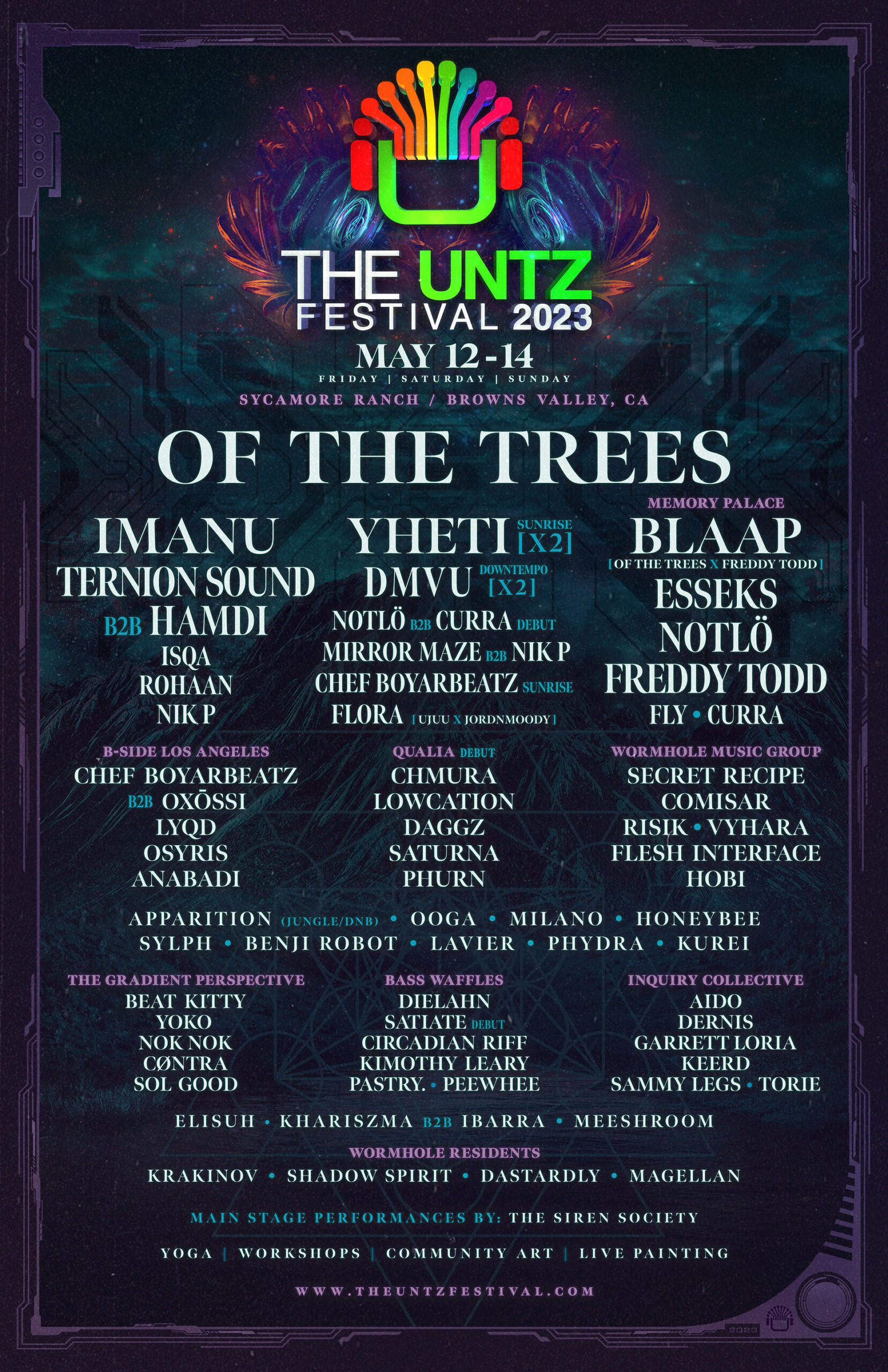 The Untz Festival 2023 Lineup Revealed Grooveist