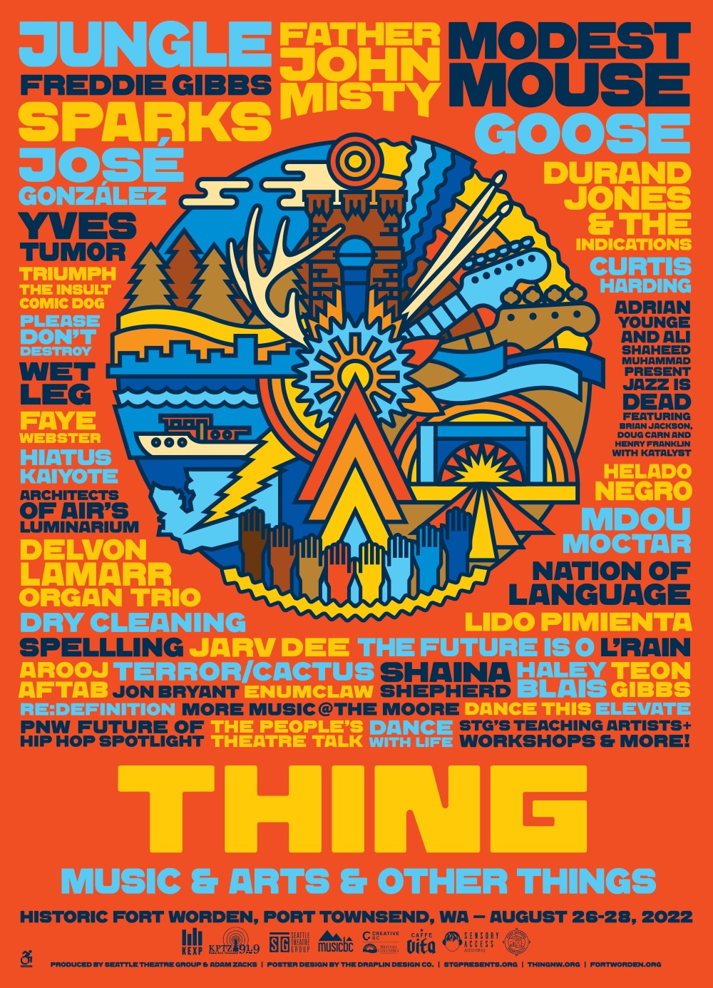 THING Festival 2022 lineup poster