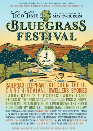 Tico Time Bluegrass Festival 2024 Lineup poster image