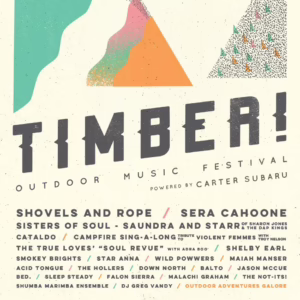 Timber! Outdoor Music Festival 2017 Lineup poster image