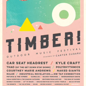 Timber! Outdoor Music Festival 2018 Lineup poster image