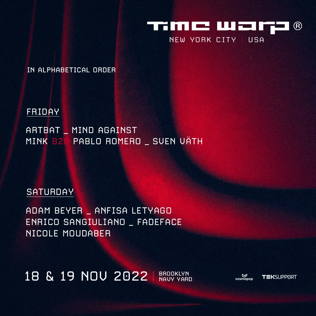 Time Warp USA 2022 Lineup poster image