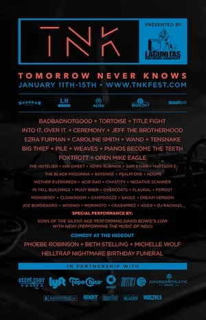 Tomorrow Never Knows 2017 Lineup poster image