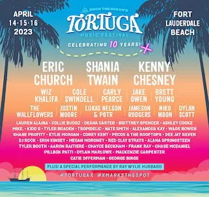Tortuga Music Festival 2023 Lineup poster image