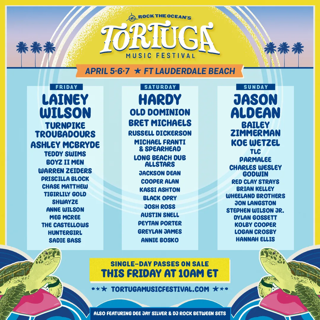 Tortuga Music Festival Reveals 2024 Lineup Grooveist