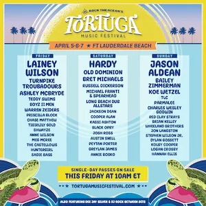 Tortuga Music Festival 2024 Lineup poster image