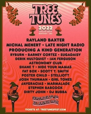 Tree Tunes Music Festival 2022 Lineup poster image