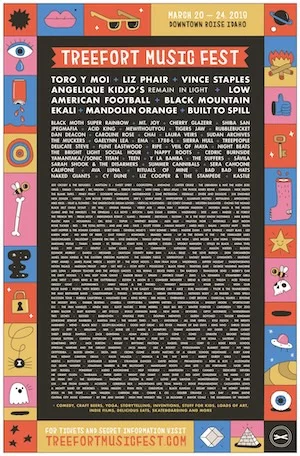 Treefort Music Fest 2019 Lineup poster image