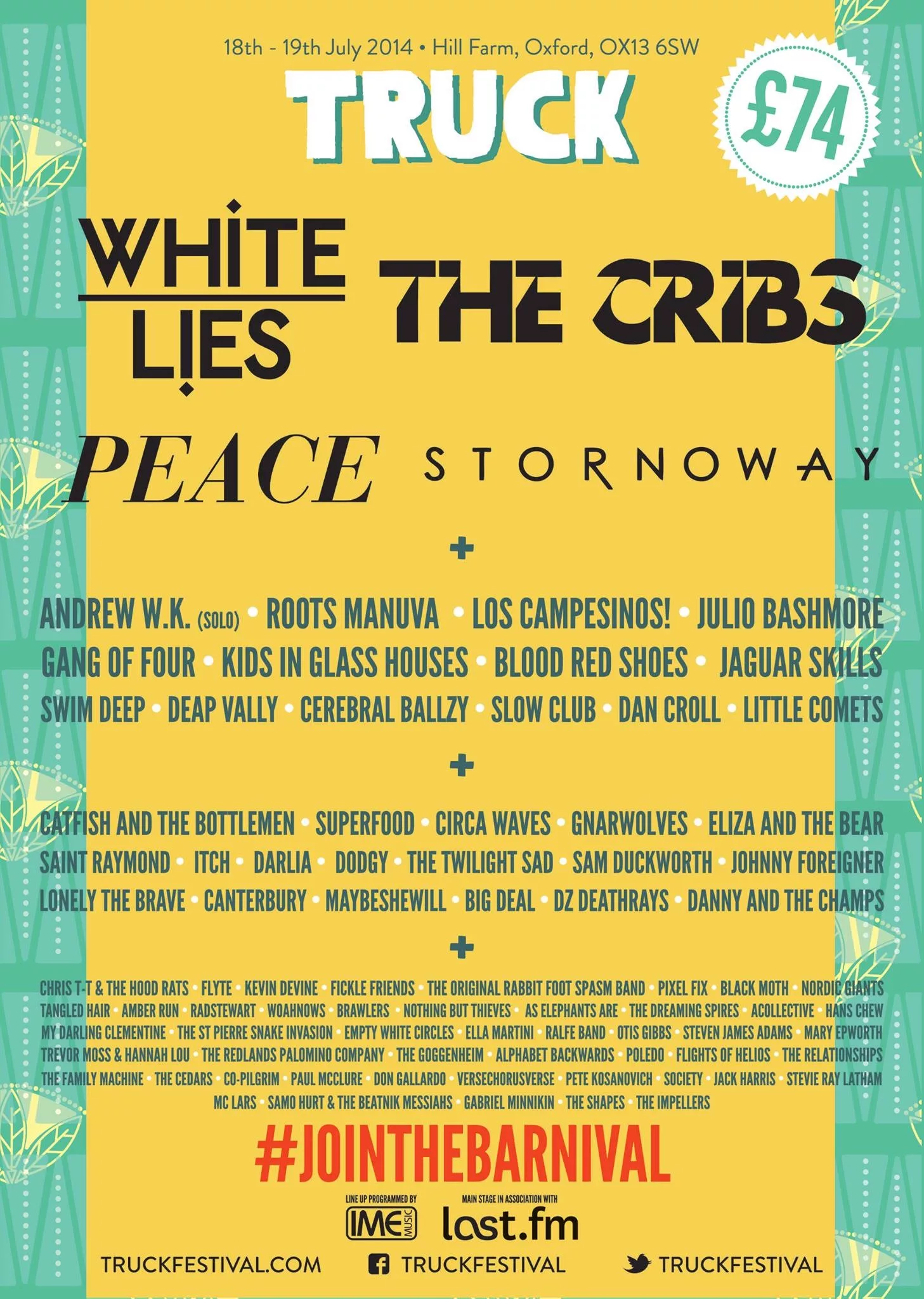 Truck Festival 2014 Lineup poster image