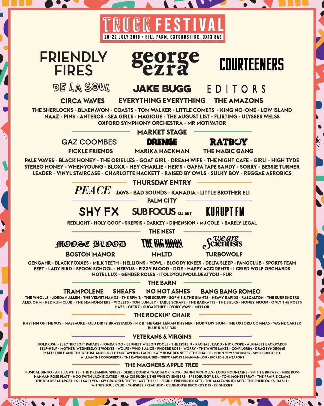 Truck Festival 2018 Lineup poster image