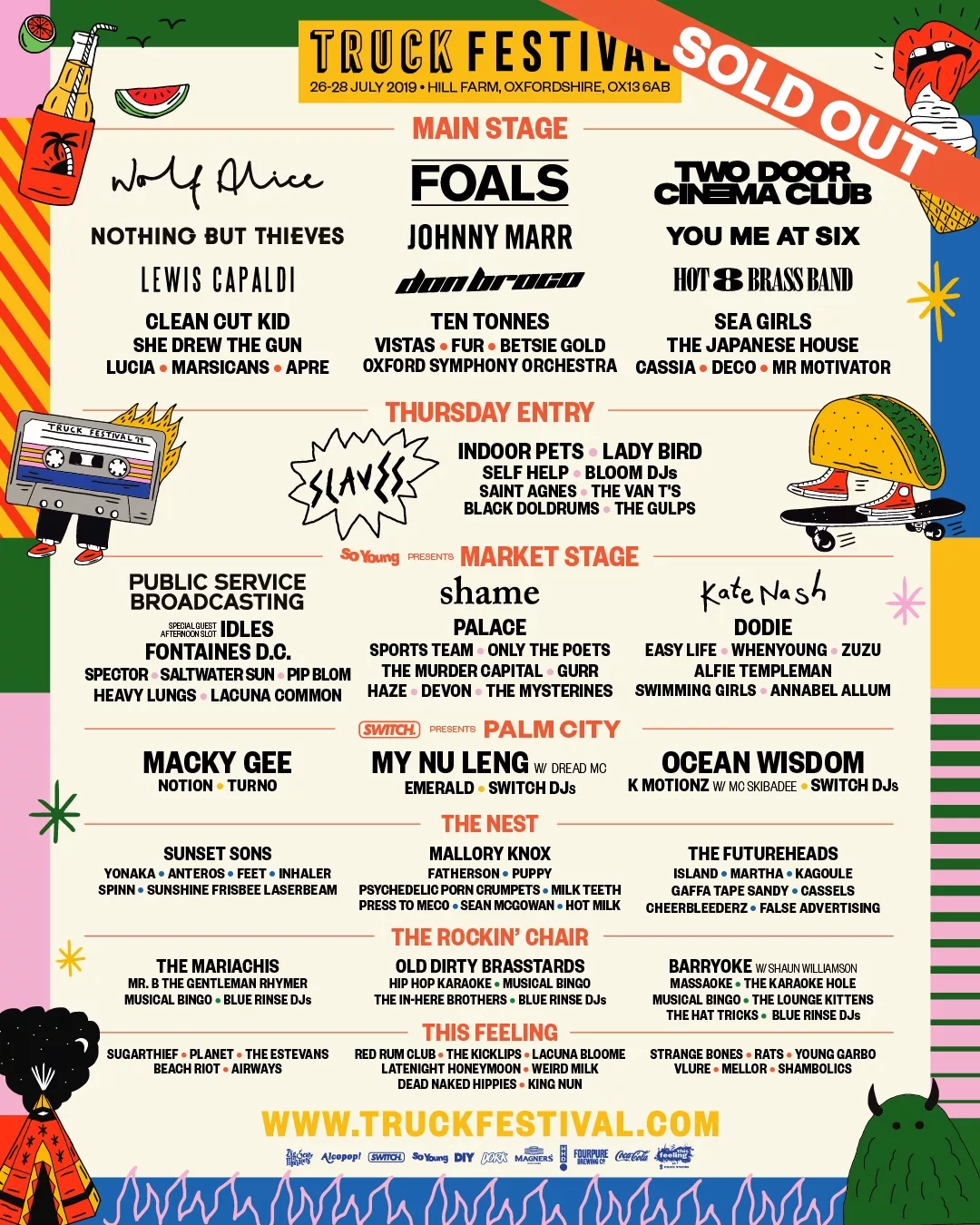 Truck Festival 2019 Lineup poster image