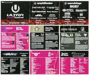 Ultra Music Festival 2005 Lineup poster image