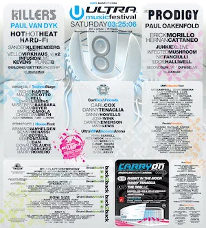 Ultra Music Festival 2006 Lineup poster image