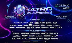 Ultra Music Festival 2014 Lineup poster image