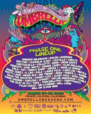 Umbrella Weekend 2022 Lineup poster image