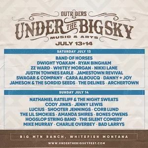 Under the Big Sky Fest 2019 Lineup poster image
