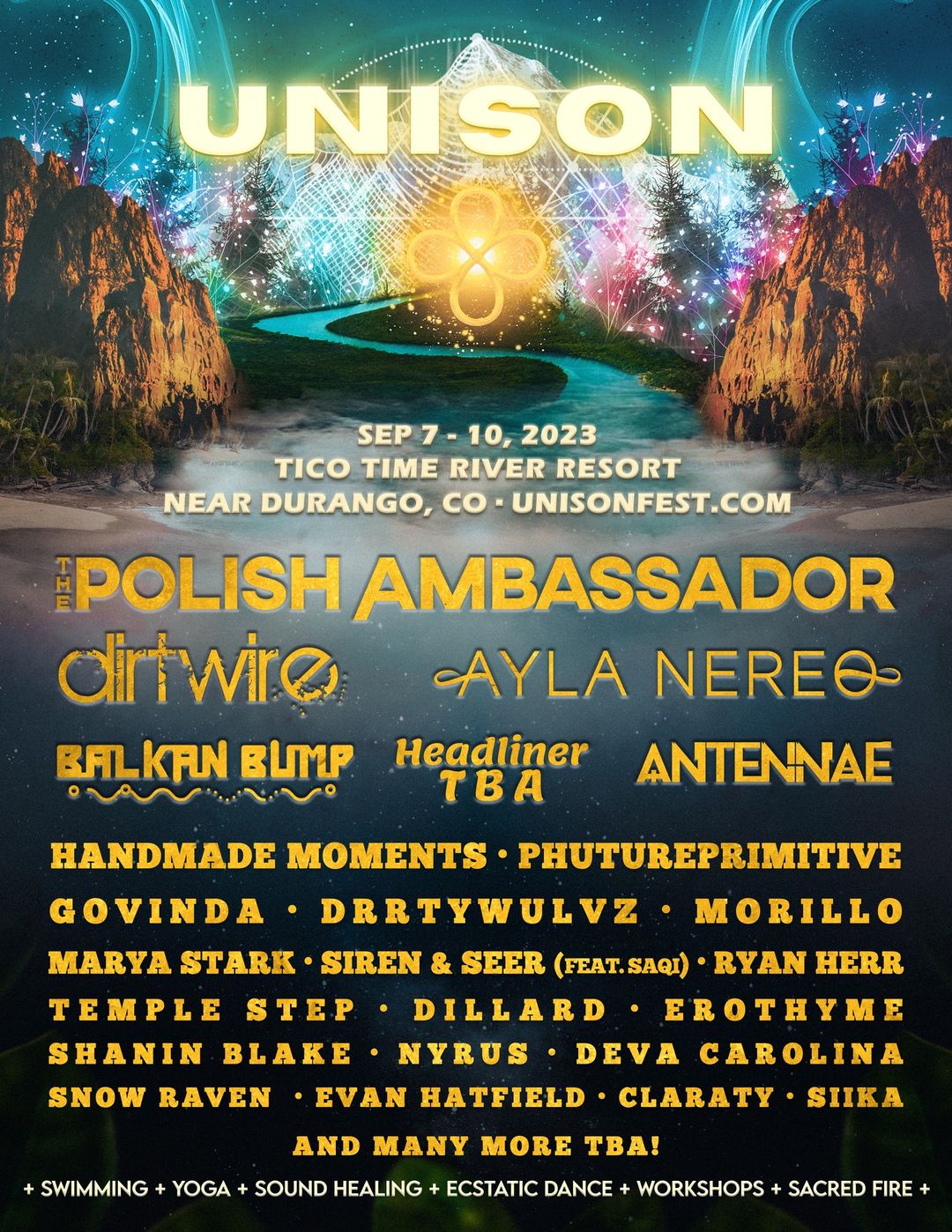 Unison Festival 2023 Lineup poster image