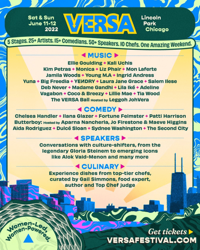 versa festival 2022 lineup poster