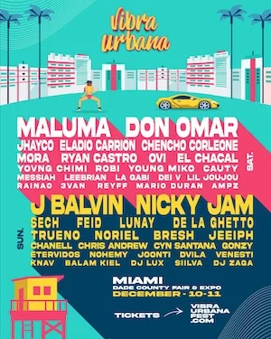 Vibra Urbana Miami 2022 Lineup poster image