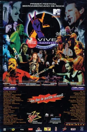 Vive Latino 1998 Lineup poster image