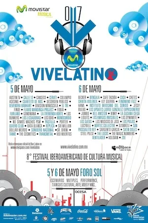 Vive Latino 2007 Lineup poster image