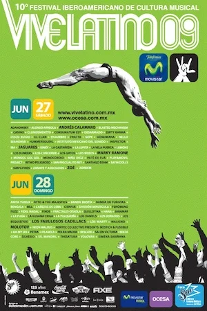 Vive Latino 2009 Lineup poster image