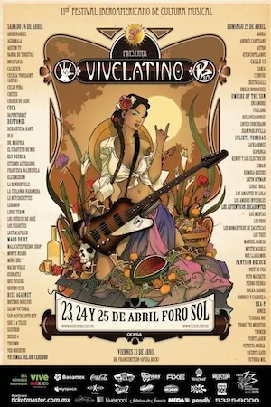 Vive Latino 2010 Lineup poster image