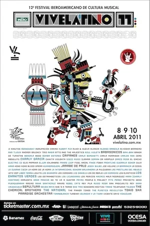 Vive Latino 2011 Lineup poster image
