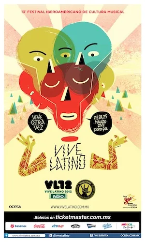 Vive Latino 2012 Lineup poster image