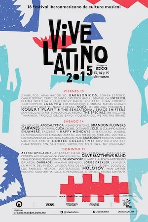 Vive Latino 2015 Lineup poster image