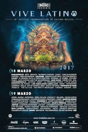 Vive Latino 2017 Lineup poster image