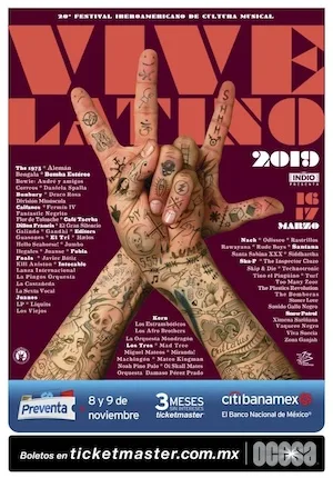 Vive Latino 2019 Lineup poster image