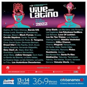Vive Latino 2022 Lineup poster image