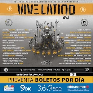 Vive Latino 2023 Lineup poster image