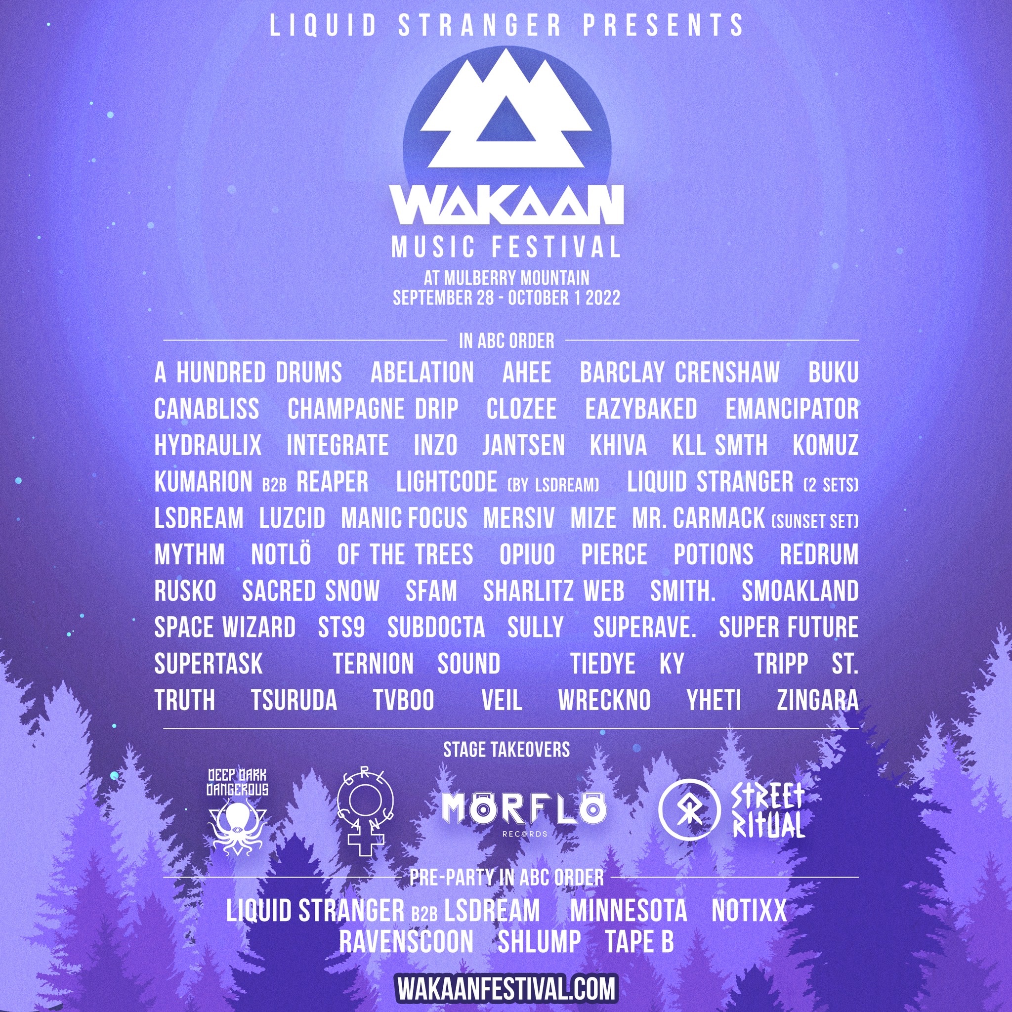 Wakaan Music Festival 2022 Lineup poster image