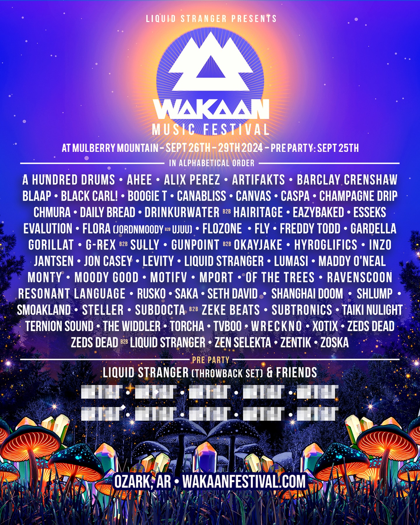 Wakaan Music Festival 2024 Lineup Grooveist